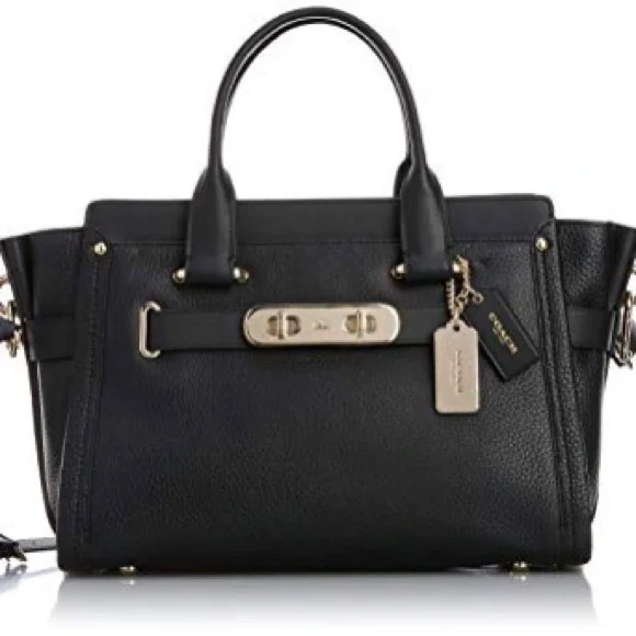 Coach Parisian Swagger Black Crossbody Bag - Picture 6 of 7